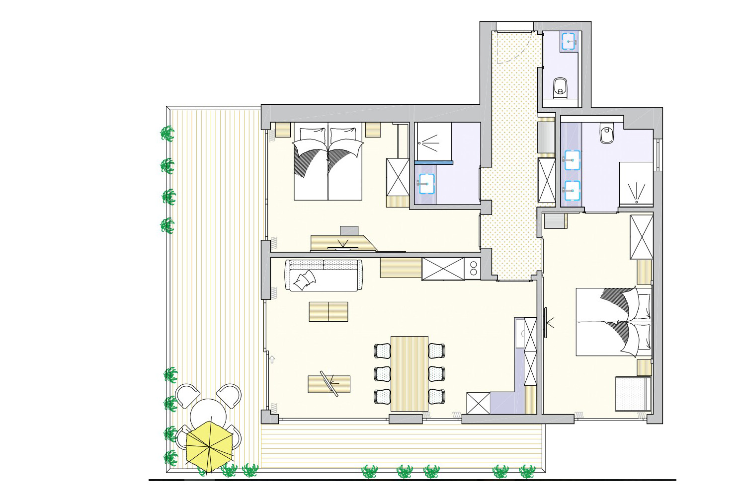 Grundriss Adlerhorst 80m2